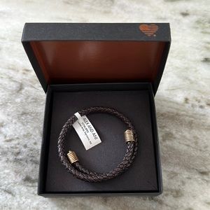 Alex and Ani leather wrap bracelet